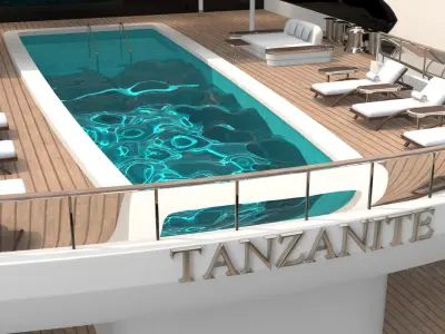  Tanzanite Superyacht Dynamic Simulation 