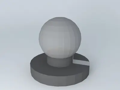 Light Bulb in holder Free 3D model