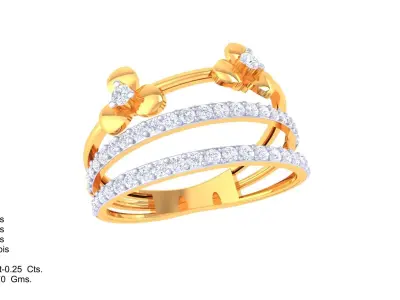  Women Ring MTL 3dm STL OBJ FBX Details 3D print model 89