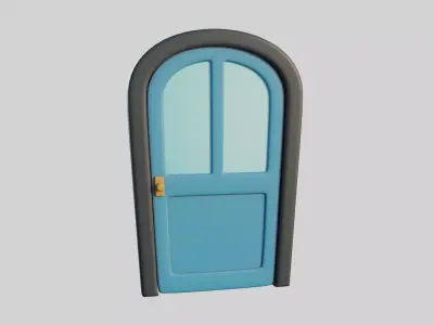 Cartoon Door 12Gb 3D model