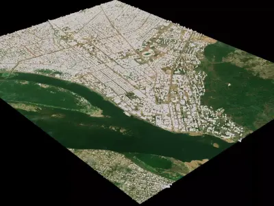 Bangui - Central African Republic 3D model