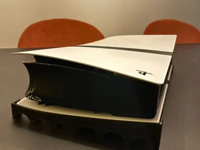 PS5 Pro horizontal mount 3D print model