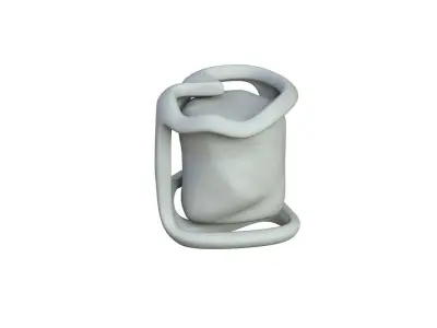 SciFi Shape Object Low Poly 20 Low-poly 3D model