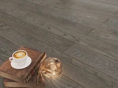 Parquet Kahrs Oak 6 colors 3D model
