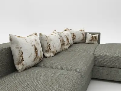 Cenova Sectional Sofa 3D model