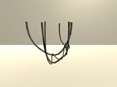Cables city assets for game Low-poly 3D model