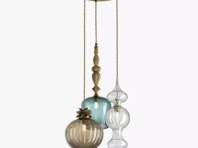 Rothschild Bickers Spindle Standing Flora clusters 3D model