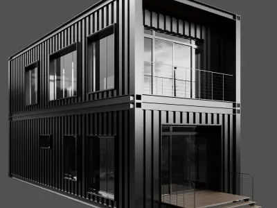 CONTAINER  HOUSE NO33 A 3D model
