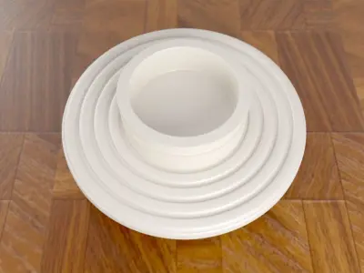 Circular bench for architecture-props 3D print model