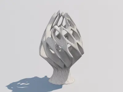 DECORATIVE CANDLE 3D print model
