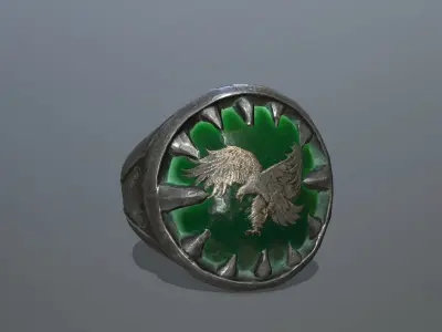 Power Ring Low-poly 3D model
