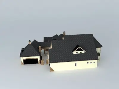 Mansion house Free 3D model