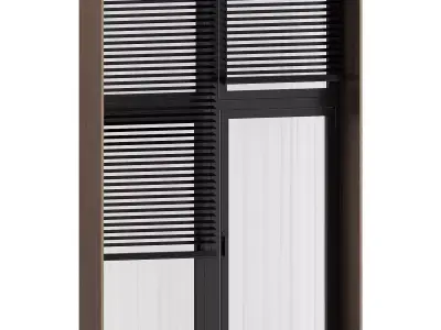 Modern windows Panoramic windows 3D model