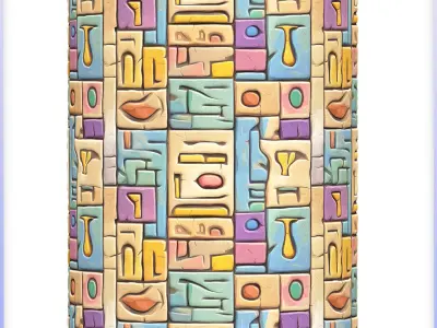  Stylized Ornaments Seamless Texture Texture