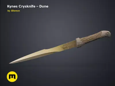 Kynes Crysknife - Dune 3D print model