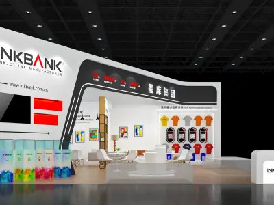 Booth Exhibition Stand Stall 10x9m Height 440cm 3 Open 3D model 3D model purchase
