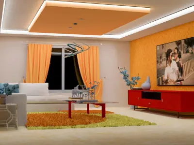 Living Room 3D model