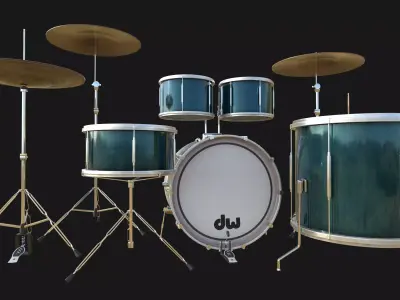 Drum Set 3D model