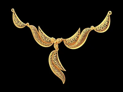 Light necklace 3D print model