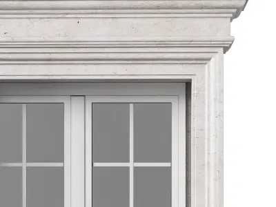 Architectural Classic Window 3D Model 4 3D model