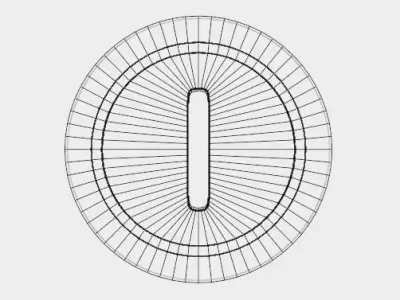 Red Mailbox 3D model