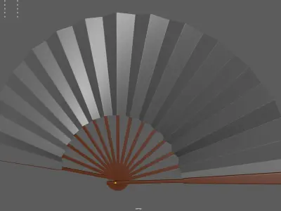Chinese Fan 3D model