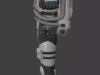 Spacesuit 3D Model 3D model