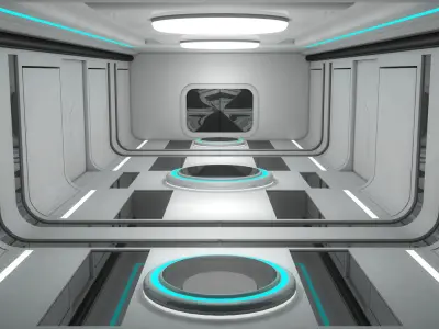 Sci Fi Room 3D model