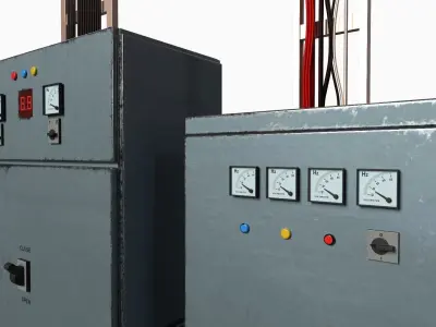 Electrical box 3D model