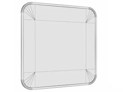 Mirror in a metal frame GZ-M1055 3D model