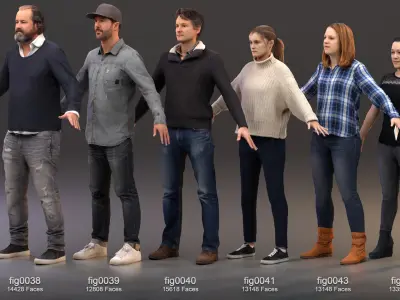  rigged People SixPack 001 