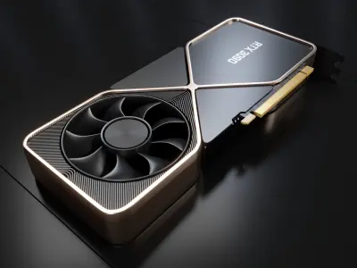 Nvidia GeForce RTX  3090 Graphics Card 3D model