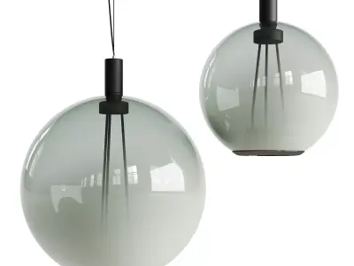 Cattelan Italia Paris Ceiling Lamp 3D model