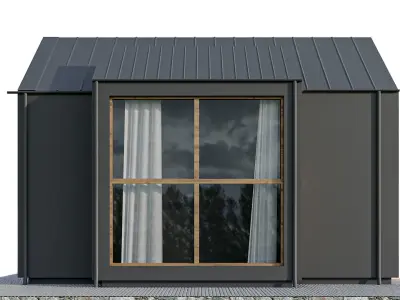 Modren house 05 Low-poly 3D model purchase