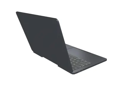Laptop Mockup v1 003 Low-poly 3D model