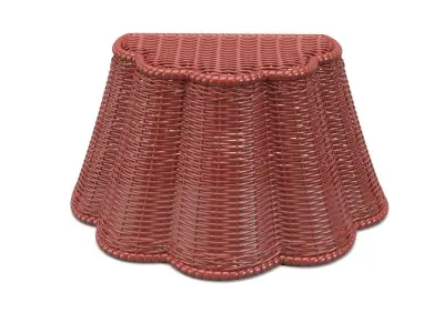Scallop Downlight in Rhubarb Rattan PBR 3D model