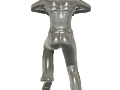 Hiroshi Shiba Jeeg Robot steel trasformation 3D print model