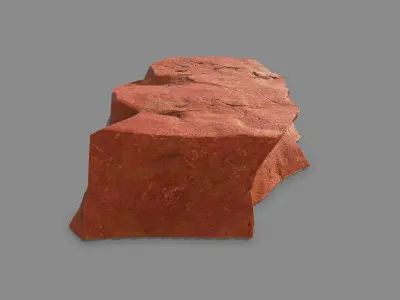 Mountain Rock 04 Low-poly 3D model