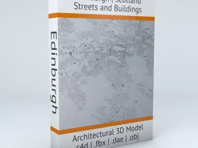 Edinburgh Streets and Buildings 3D model