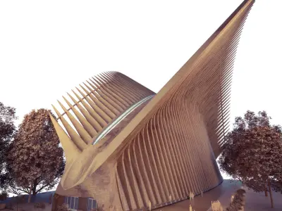 WOODEN MAQUETTE 3D model