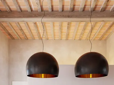 Italian Pendant Light 3D model