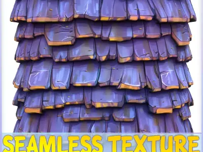 Stylized Roof Seamless Texture Texture