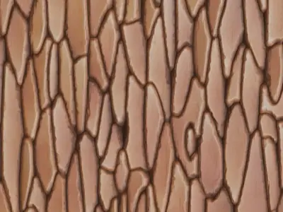 Stylized Layered Earth Stone Wall PBR Texture