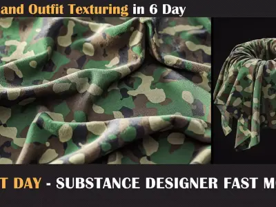 Cloth and Outfit Texturing in 6 Days - Master Class Texture
