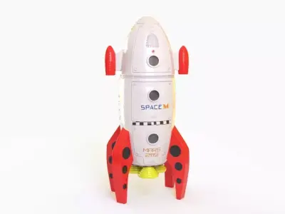 Spaceship toy 3D model