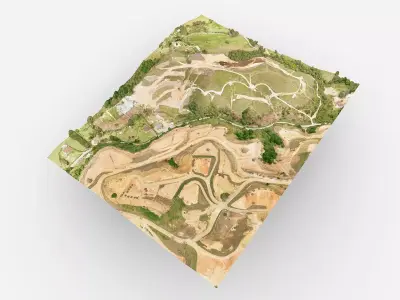 Senderos de El Retiro 3D model