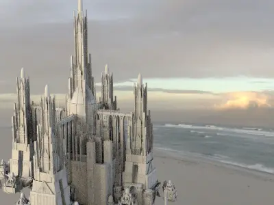 Babylon Tall oracle temple 3D model
