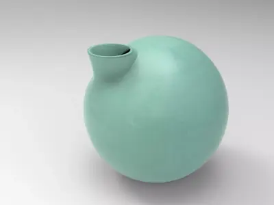 Lue Vase Low-poly 3D model