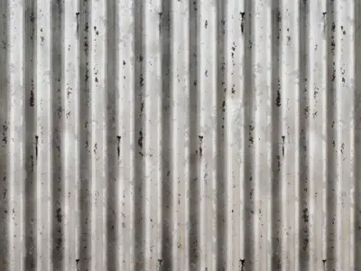 Rusted Var Metal Corrugated PBR Seamless Texture