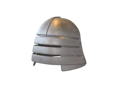 War Helmet V1 002 Low-poly 3D model